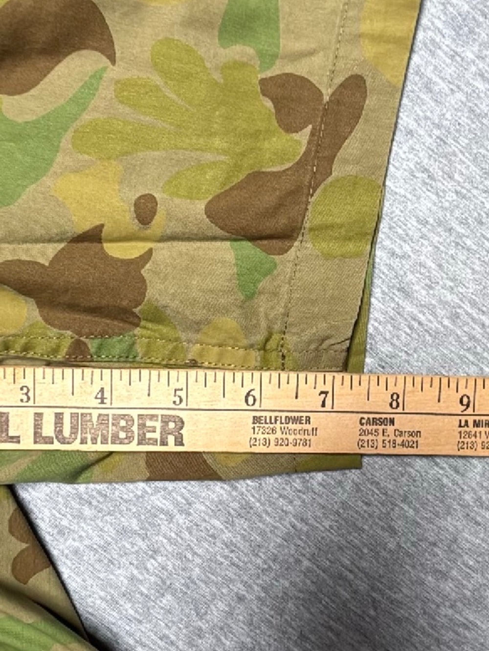 Taylor Stitch The Adventure Short in Camo Mens Sz. 36 - Picture 6 of 8